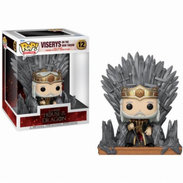 Funko Pop! Deluxe Game of Thrones: House of the Dragon - Viserys on the Iron Throne #12 Vinyl Figure