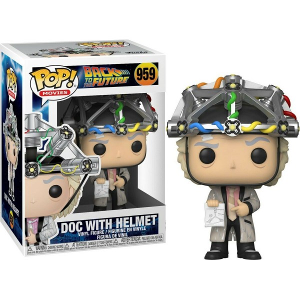 Funko Pop! Movies: Back To The Future S4 - Doc With Helmet #959 Vinyl Figure