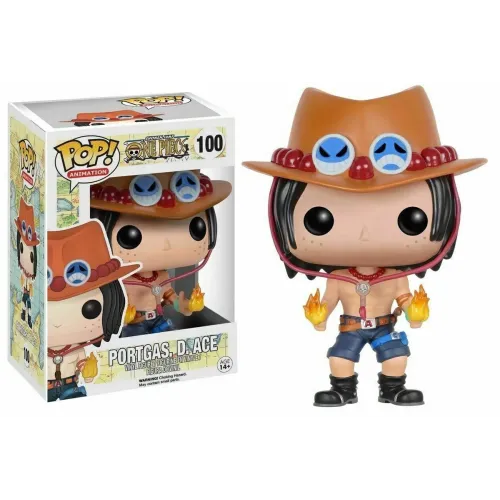 Funko Pop! Animation: One Piece - Portgas. D. Ace #100 Vinyl Figure