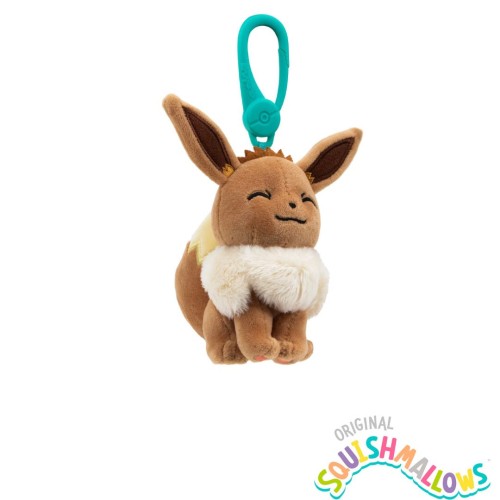 Squishmallows Pokemon - Λούτρινο μπρελόκ Eevee  W10