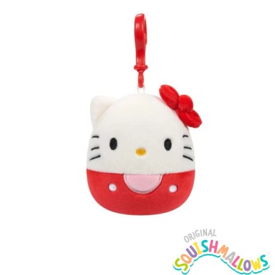 Squishmallows-Sanrio - Λούτρινα Μπρελόκ 9cm W1 Hello Kitty