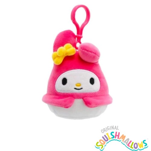 Squishmallows-Sanrio - Λούτρινα Μπρελόκ 9cm W1 My Melody