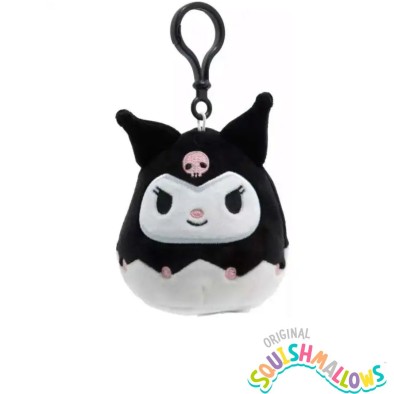 Squishmallows-Sanrio - Λούτρινα Μπρελόκ 9cm W1 Kuromi