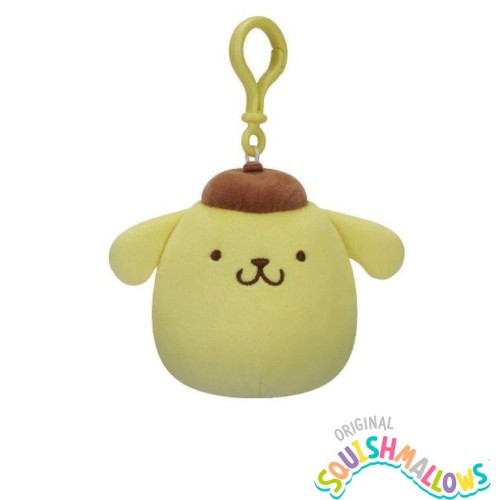 Squishmallows-Sanrio - Λούτρινα Μπρελόκ 9cm W1 Pompompurin