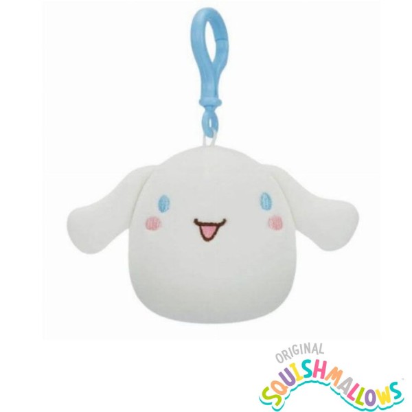 Squishmallows-Sanrio - Λούτρινα Μπρελόκ 9cm W1 Cinnamoroll