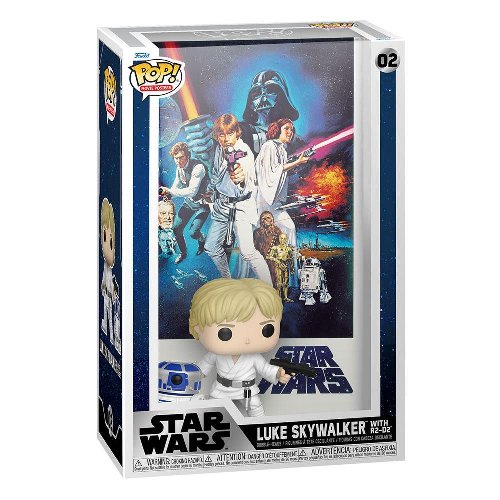 Funko Pop! Movie Poster: Disney Star Wars - Luke Skywalker with R2-D2 #02 Bobble-Head Vinyl Figure