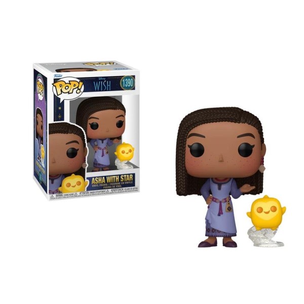 Funko Pop! Disney: Wish - Asha with Star #1390 Vinyl Figure