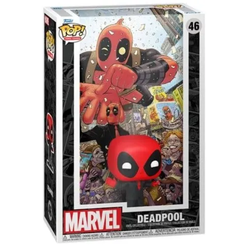 Funko Pop! Comic Covers: Marvel Deadpool (2025) - Deadpool (in Black Suit) #46 Vinyl Figure