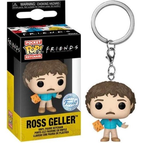 Funko Pocket Pop! Friends: Ross Geller (80's) (Special Edition) Vinyl Figure Keychain