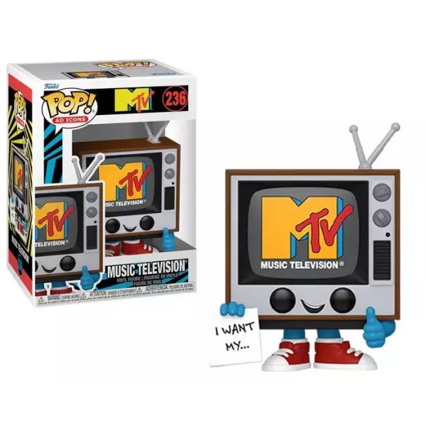 Funko Pop! Ad Icons: MTV - Music Television #236 Vinyl Figure