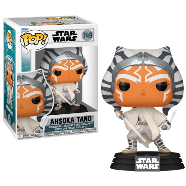 Funko Pop! Disney Star Wars: Ahsoka - Ahsoka Tano #749 Bobble-Head Vinyl Figure