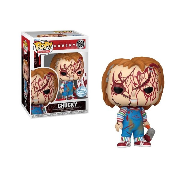 Funko Pop! Movies: Bride of Chucky - Chucky (Bloody) (Special Edition) #1694 Vinyl Figure