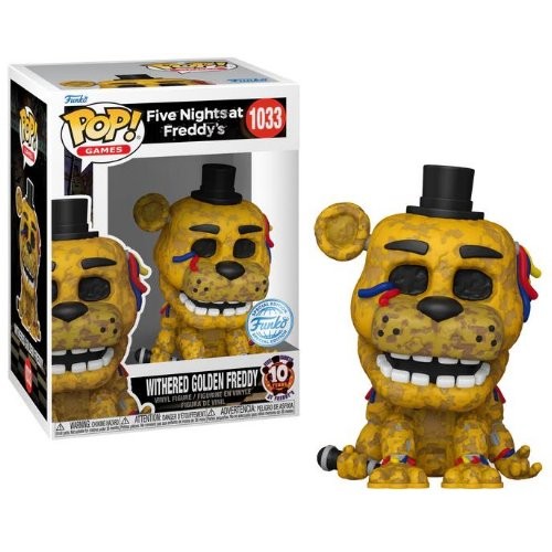 Funko Pop! Games: Five Nights at Freddy's - Withered Golden Freddy (Special Edition) #1033 Vinyl Figure