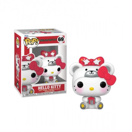 Funko Pop! Hello Kitty - Hello Kitty (Polar Bear) (Metallic) #69 Vinyl Figure