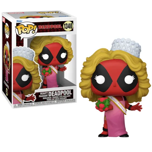 Funko Pop! Marvel: Deadpool - Beauty Pageant Deadpool #1340 Bobble-Head Vinyl Figure