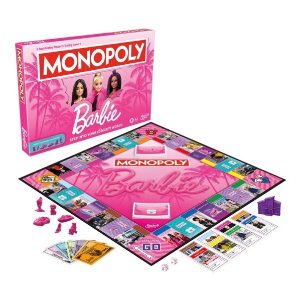 Hasbro Monopoly Barbie Επιτραπέζιο (G0038)