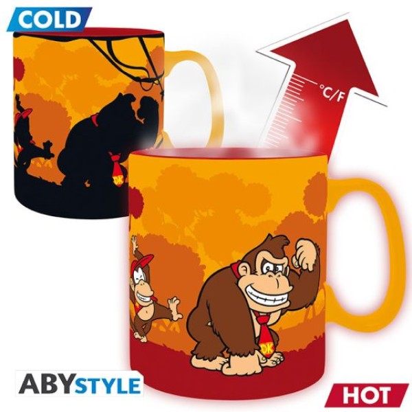 Abysse: Donkey Kong Heat Change Mug (460ml) (ABYMUGA668)