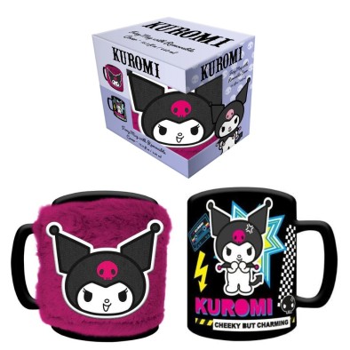 Sanrio - Kuromi Χνουδωτή Κεραμική Κούπα (440ml)