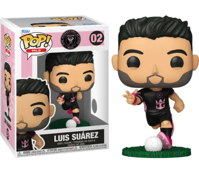 Funko Pop! MLS: Inter Miami - Luis Suarez (Away) #02 Vinyl Figure