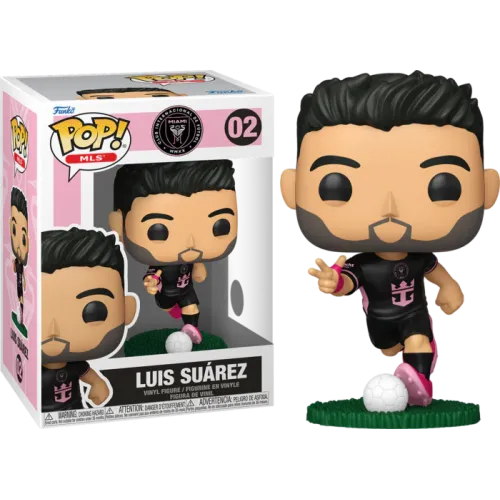 Funko Pop! MLS: Inter Miami - Luis Suarez (Away) #02 Vinyl Figure