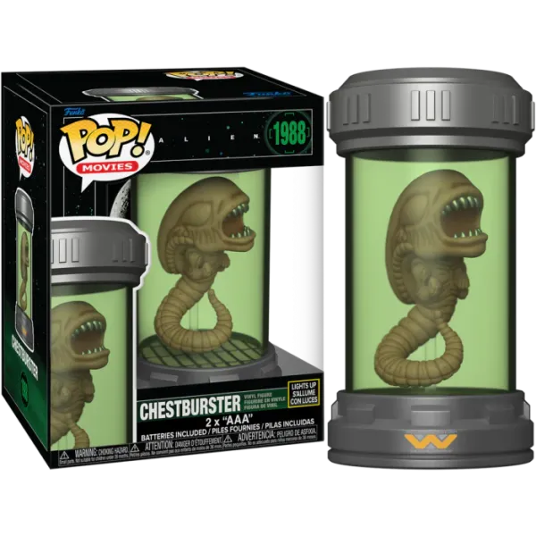 Funko Pop Movies! Premium Light Up: Alien - Chestburster #1988 Vinyl Figure
