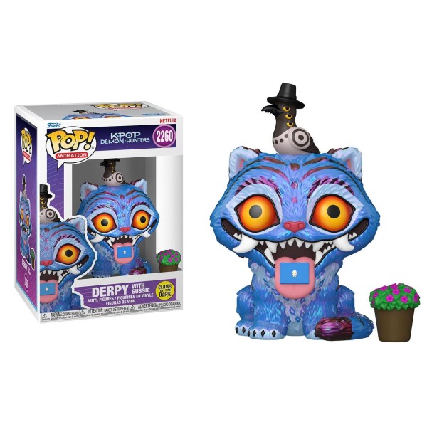 Funko Pop! Animation: K-pop Demon Hunters - Derpy with Sussie (Glows in The Dark) #2260 Vinyl Figures