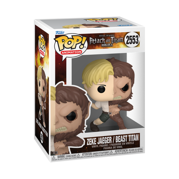 Funko Pop! Animation: Attack on Titan - Zeke Jaeger / Beast Titan #2553 Vinyl Figure