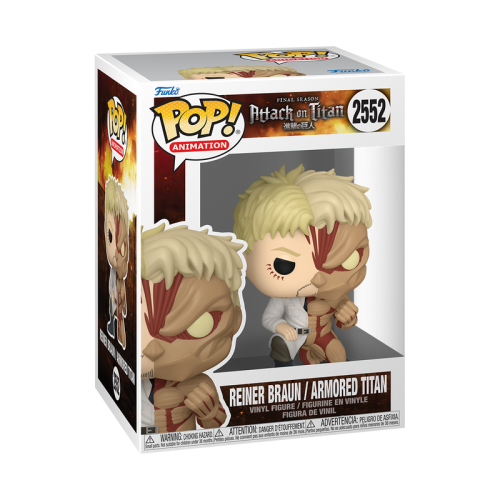 Funko Pop! Animation: Attack on Titan - Reiner Braun / Armored Titan #2552 Vinyl Figure