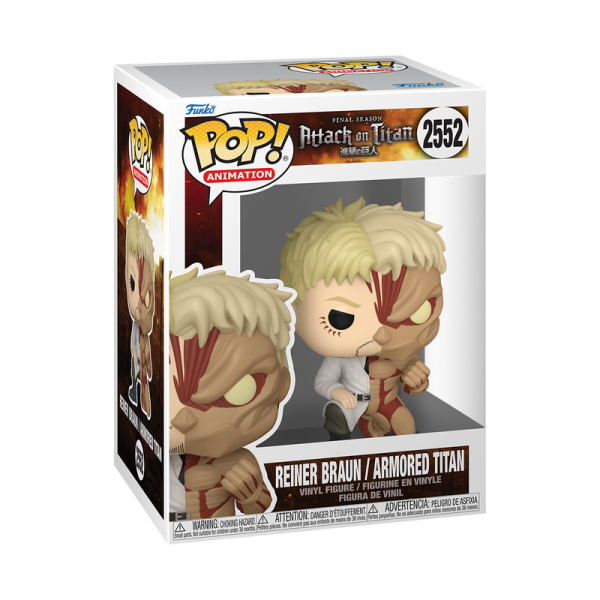 Funko Pop! Animation: Attack on Titan - Reiner Braun / Armored Titan #2552 Vinyl Figure