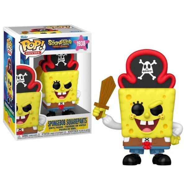 Funko Pop! Movies: The SpongeBob Movie: Search for SquarePants  - SpongeBob SquarePants (Pirate) #1938 Vinyl Figure