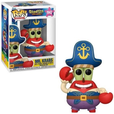 Funko Pop! Movies: The SpongeBob Movie: Search for SquarePants - Mr. Krabs (Pirate) #1942 Vinyl Figure