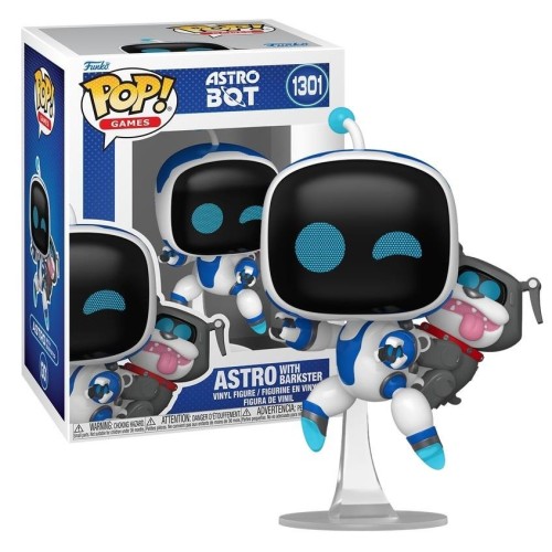 Funko Pop! Games: Astro Bot - Astro with Barkster #1301 Vinyl Figure