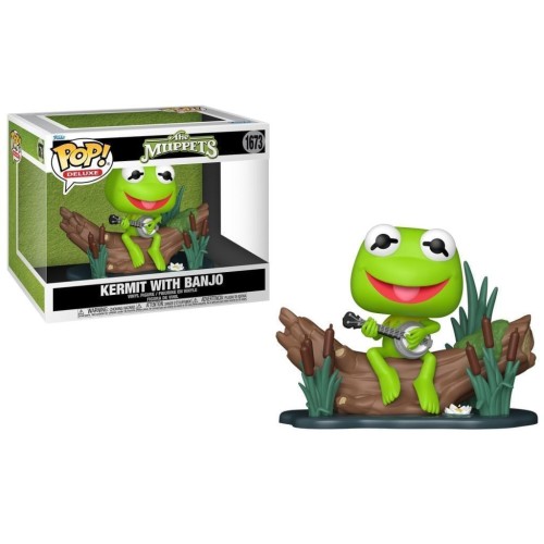 Funko Pop! Deluxe: The Muppets - Kermit with Banjo #1673 Vinyl Figure