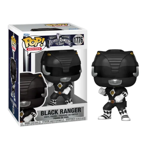 Funko Pop! Movies: Mighty Morphin Power Rangers The Movie - Black Ranger #1776 Vinyl Figure