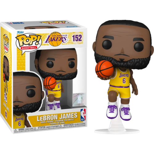 Funko Pop! Basketball: NBA Lakers - LeBron James #152 Vinyl Figure