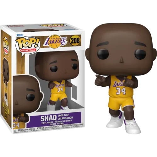 Funko Pop! NBA: Los Angeles Lakers - Shaq 2000 WCF Celebration #208 Vinyl Figure