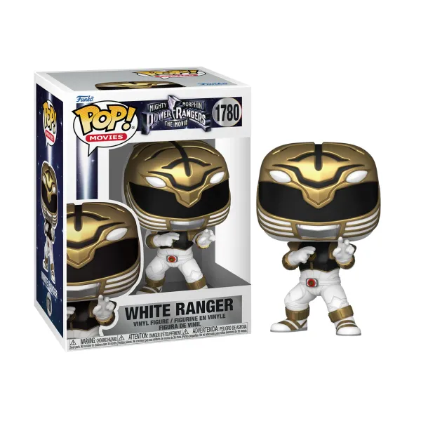 Funko Pop! Movies: Mighty Morphin Power Rangers The Movie - White Ranger #1780 Vinyl Figure Funko Pop! Movies: Mighty Morphin Power Rangers The Movie - White Ranger #1780 Vinyl Figure