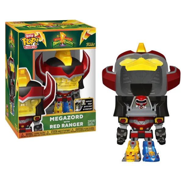 Funko Bitty Bots: Power Rangers - Megazord with Red Ranger Vinyl Figure