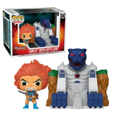 Funko Pop! Town: Thundercats - Lion-O with Cat's Lair #45 Vinyl Figures