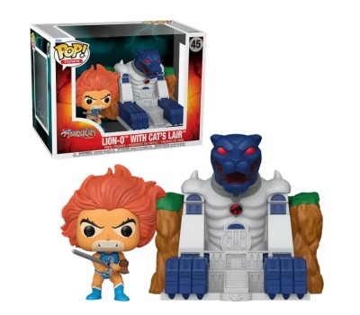Funko Pop! Town: Thundercats - Lion-O with Cat's Lair #45 Vinyl Figures