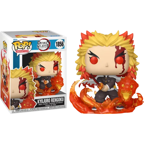 Funko Pop! Premium: Demon Slayer- Kyojuro Rengoku (9th Form) #1856 Vinyl Figure Funko Pop! Premium: Demon Slayer- Kyojuro Rengoku (9th Form) #1856 Vinyl Figure