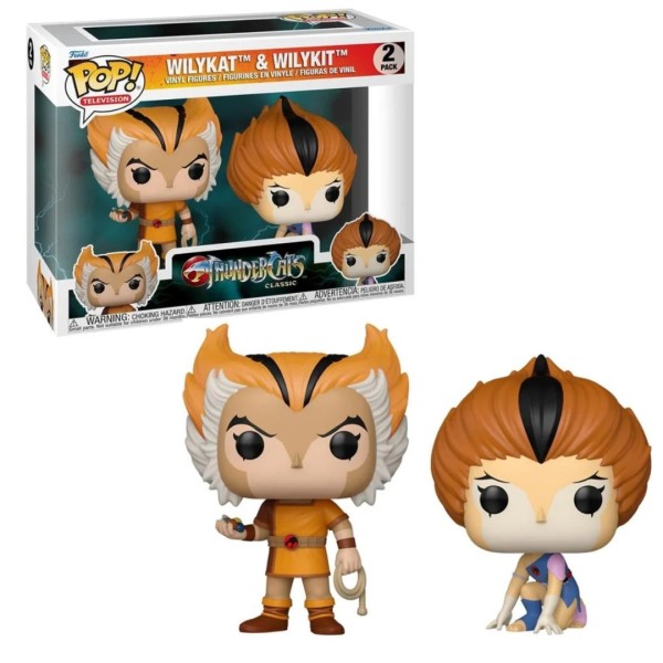 Funko Pop! 2-Pack Television: Thundercats Classic -Wilykat & Wilykit Vinyl Figures Funko Pop! 2-Pack Television: Thundercats Classic -Wilykat & Wilykit Vinyl Figures