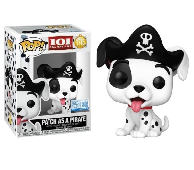Funko Pop! Disney: 101 Dalmatians - Patch as A Pirate (Special Edition) #1745 Vinyl Figure