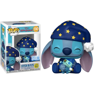 Funko Pop! Disney: Lilo & Stitch - Stitch in PJ's (Glows in The Dark) (Special Edition) #1747 Vinyl Figure