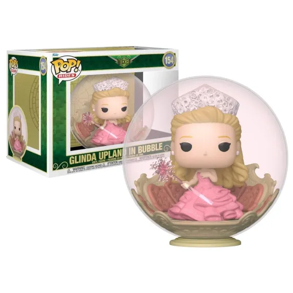 Funko Pop! Rides: Wicked - Glinda Upland in Bubble #154 Vinyl Figure