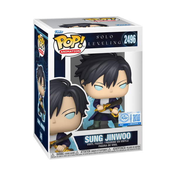 Funko Pop! Animation: Solo Leveling - Sung Jinwoo* (Special Edition) #2496 Vinyl Figure