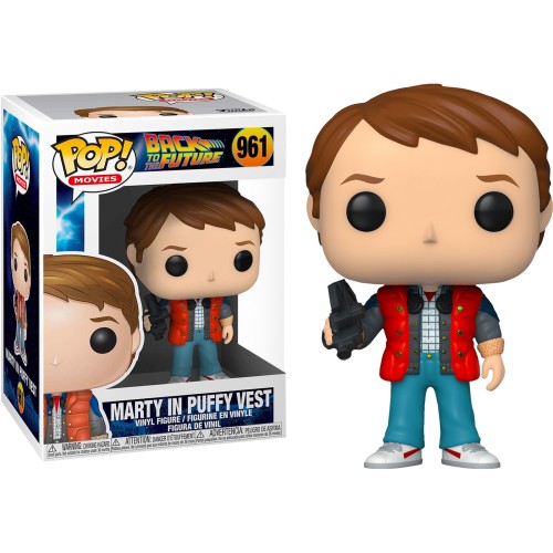 Funko Pop! Movies: Back To The Future - Marty In Puffy Vest #961 Vinyl Figure
