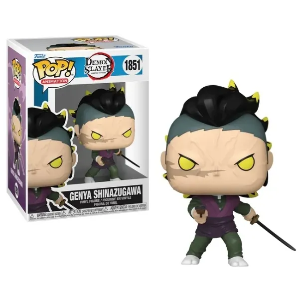 Funko Pop! Animation: Demon Slayer- Genya Shinazugawa (Demon Form) #1851 Vinyl Figure Funko Pop! Animation: Demon Slayer- Genya Shinazugawa (Demon Form) #1851 Vinyl Figure