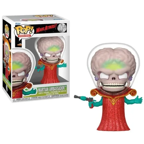 Funko Pop! Movies: Mars Attacks - Martian Ambassador #1874 Vinyl Figure