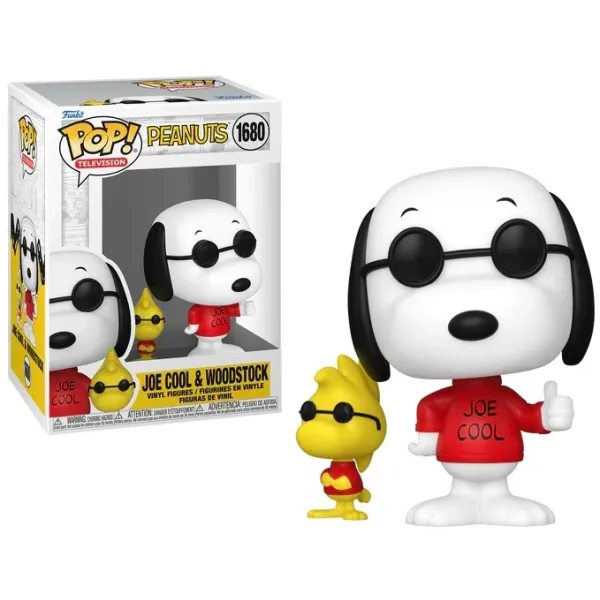 Funko Pop! Television: Peanuts - Joe Cool & Woodstock #1680 Vinyl Figures